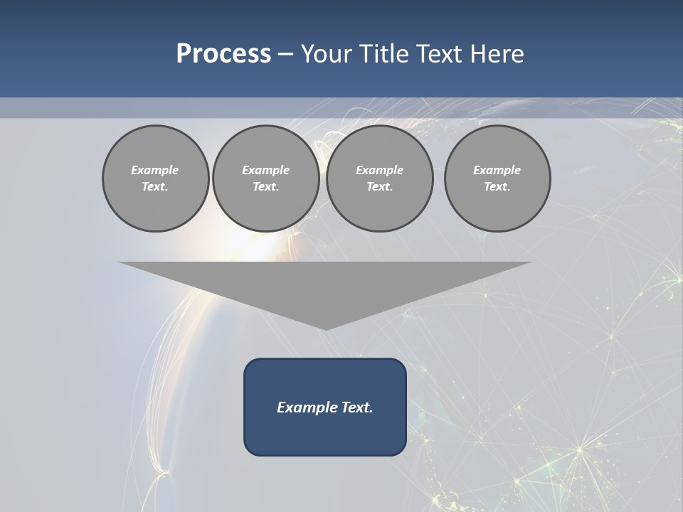 Navigate Worldwide Trail PowerPoint Template