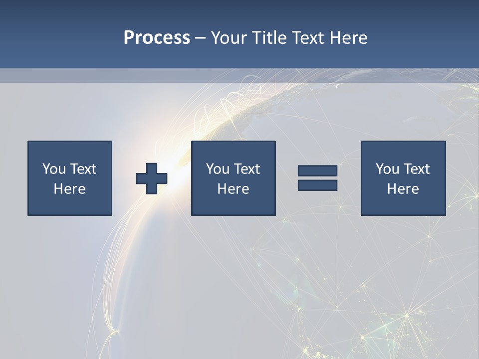 Navigate Worldwide Trail PowerPoint Template