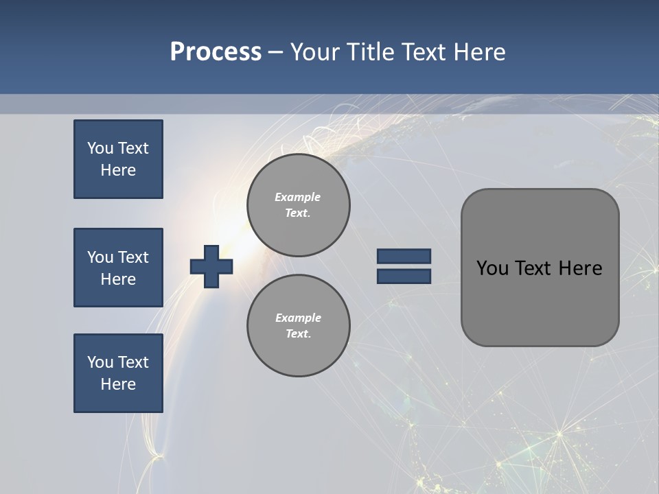 Navigate Worldwide Trail PowerPoint Template
