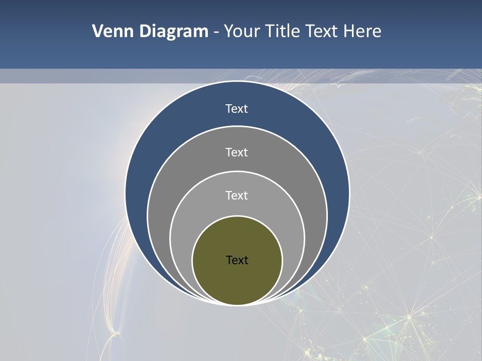 Navigate Worldwide Trail PowerPoint Template