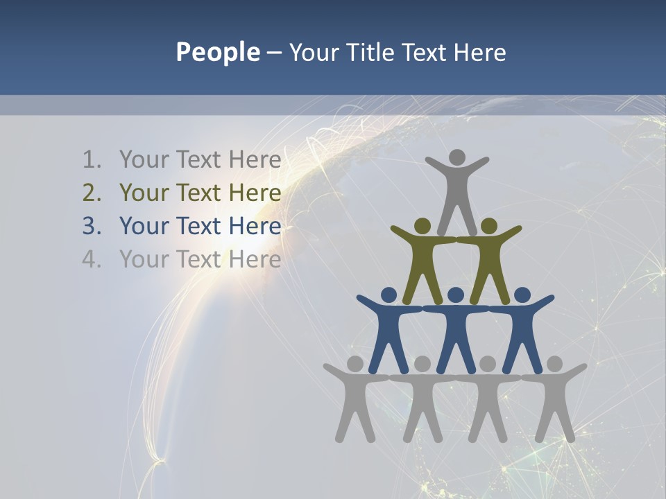 Navigate Worldwide Trail PowerPoint Template