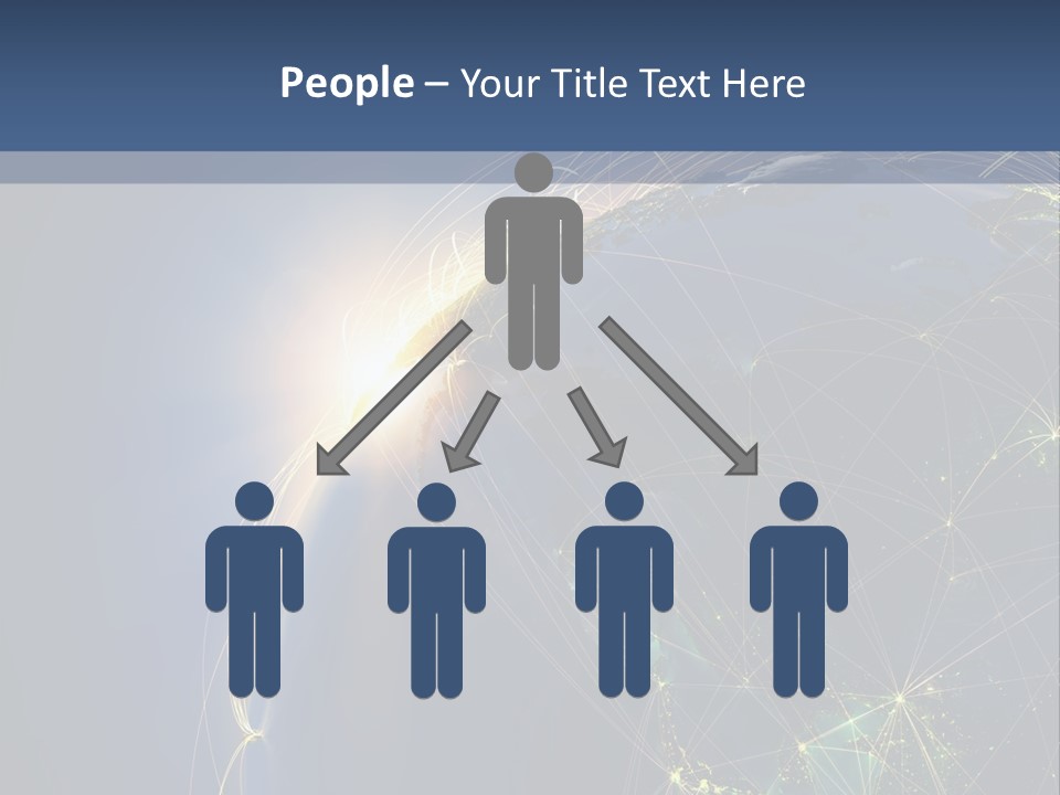 Navigate Worldwide Trail PowerPoint Template