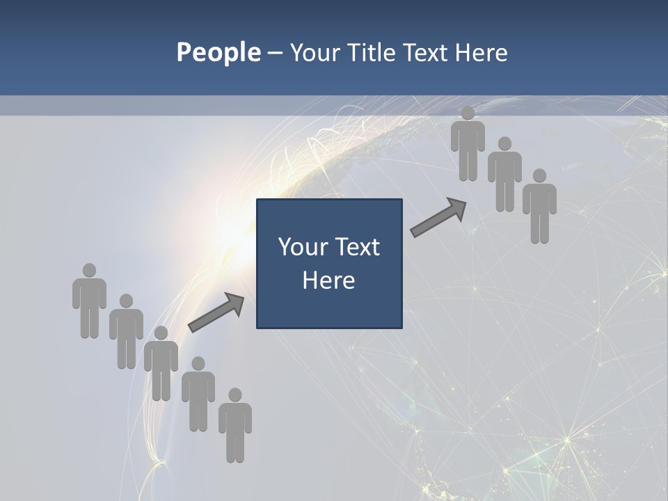 Navigate Worldwide Trail PowerPoint Template