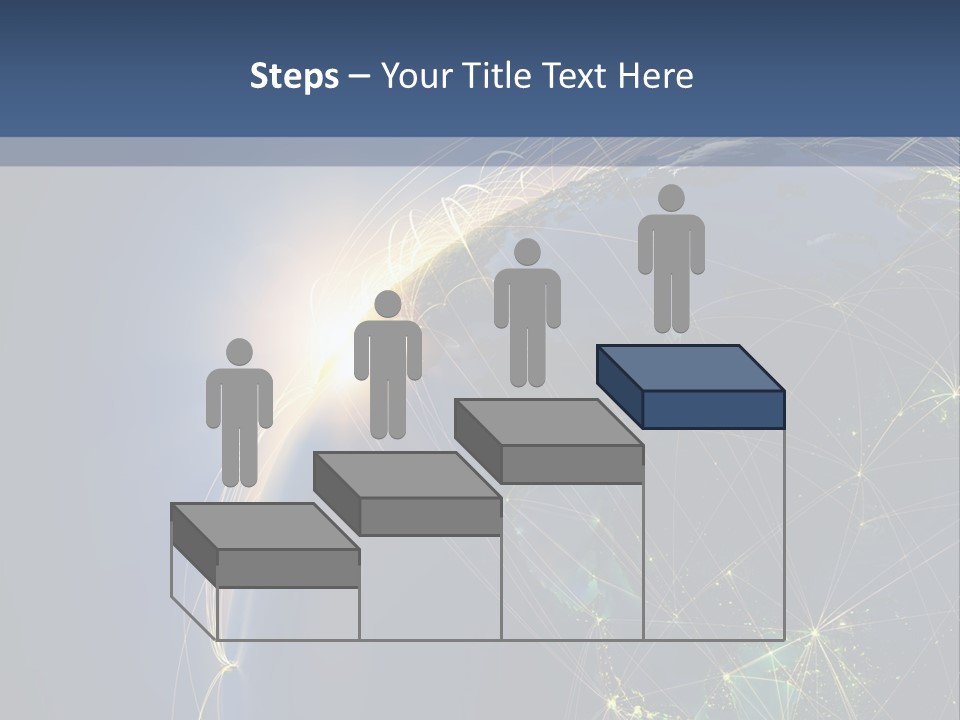 Navigate Worldwide Trail PowerPoint Template