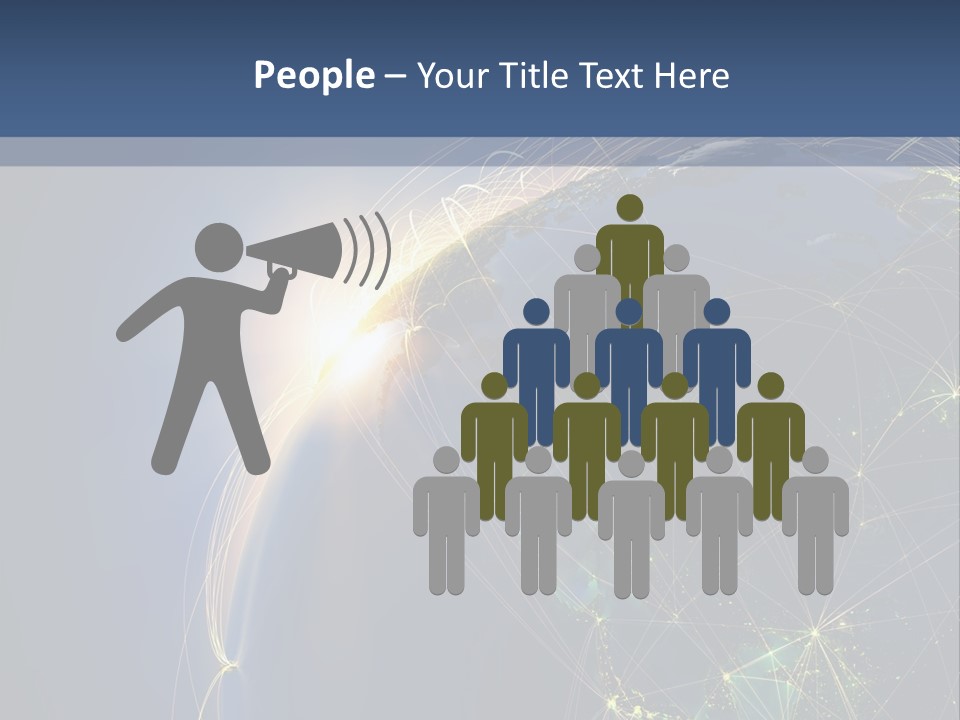 Navigate Worldwide Trail PowerPoint Template