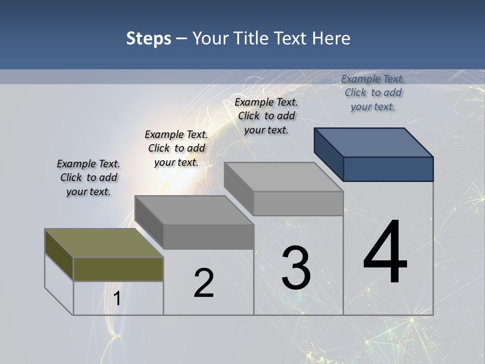 Navigate Worldwide Trail PowerPoint Template