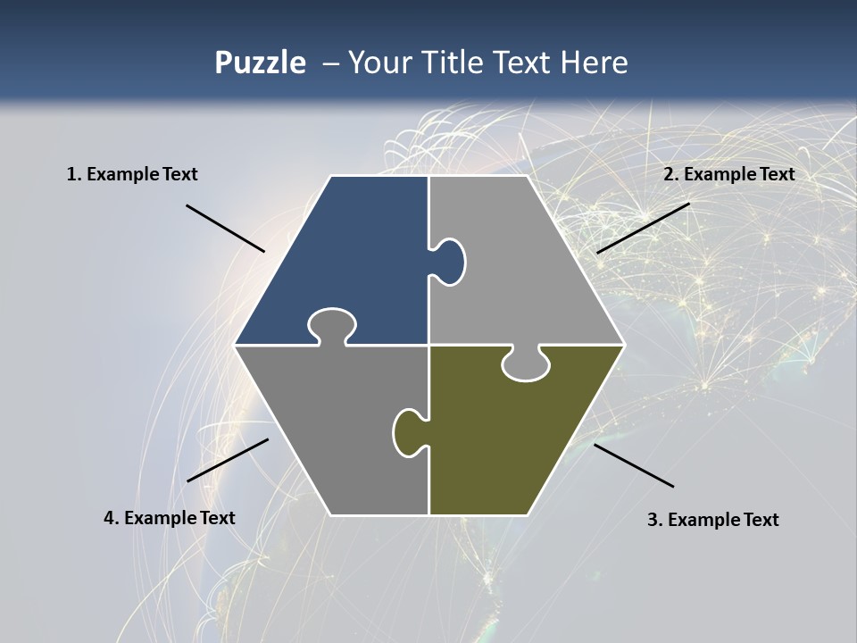 Coverage World Earth PowerPoint Template