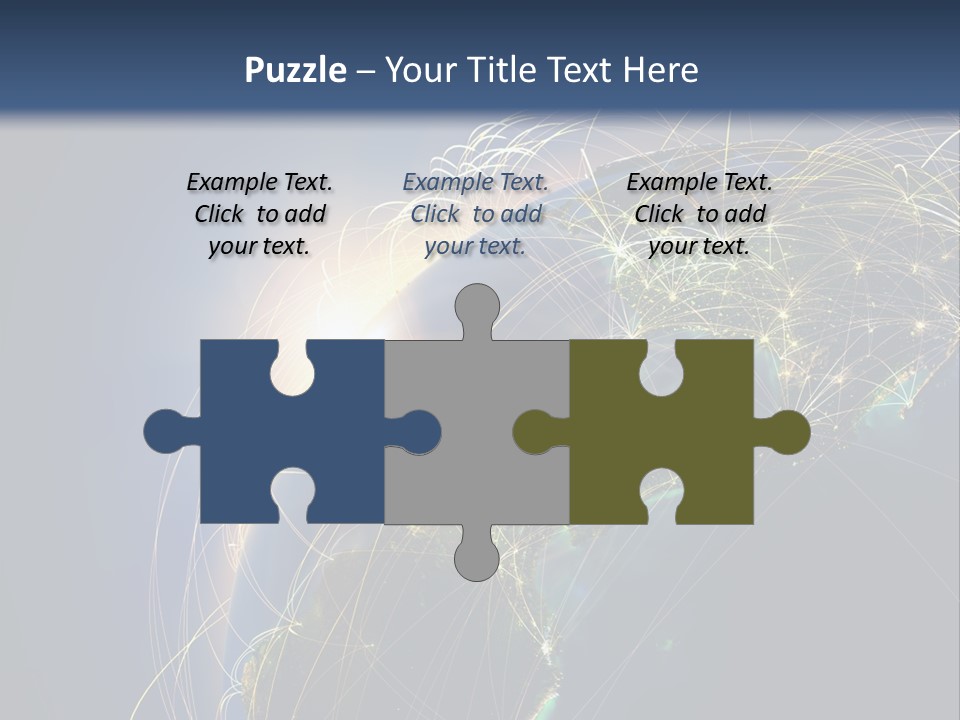 Coverage World Earth PowerPoint Template