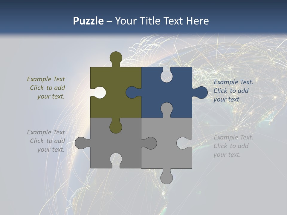 Coverage World Earth PowerPoint Template