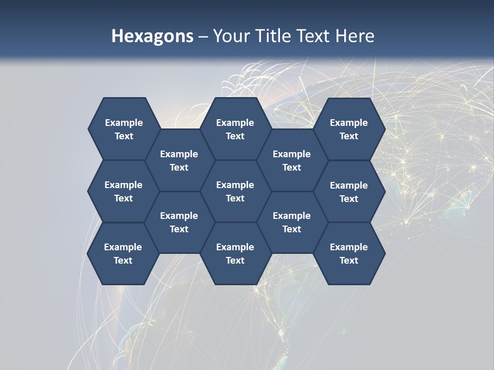 Coverage World Earth PowerPoint Template