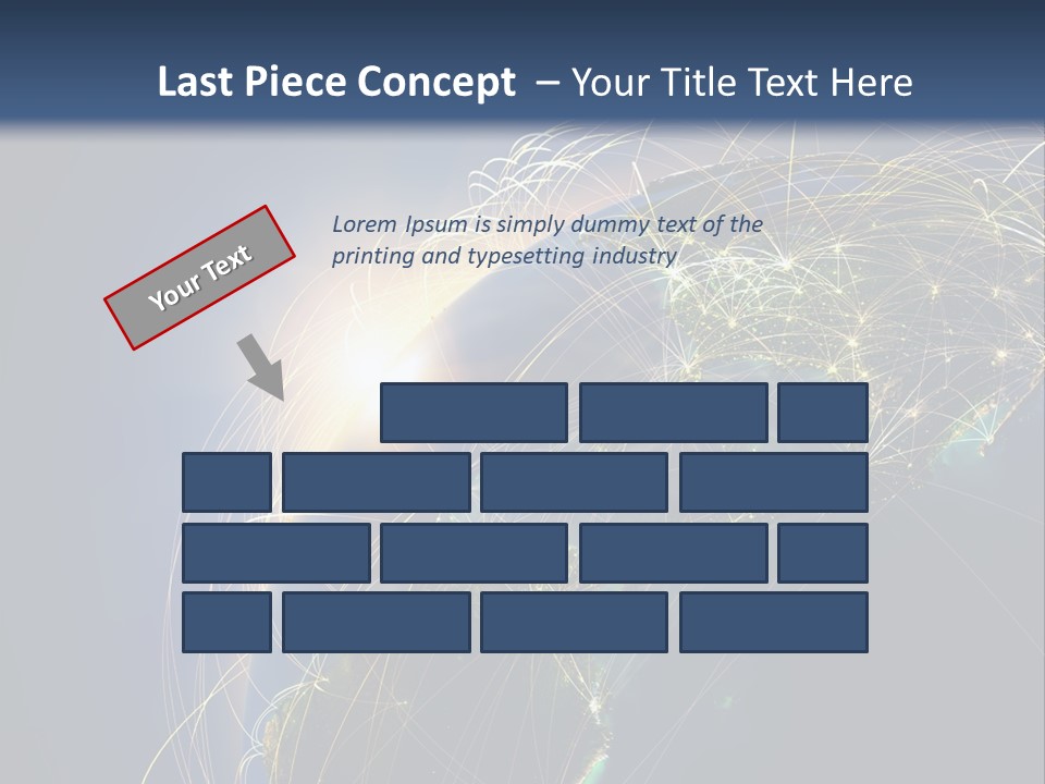 Coverage World Earth PowerPoint Template