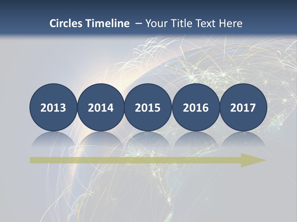 Coverage World Earth PowerPoint Template