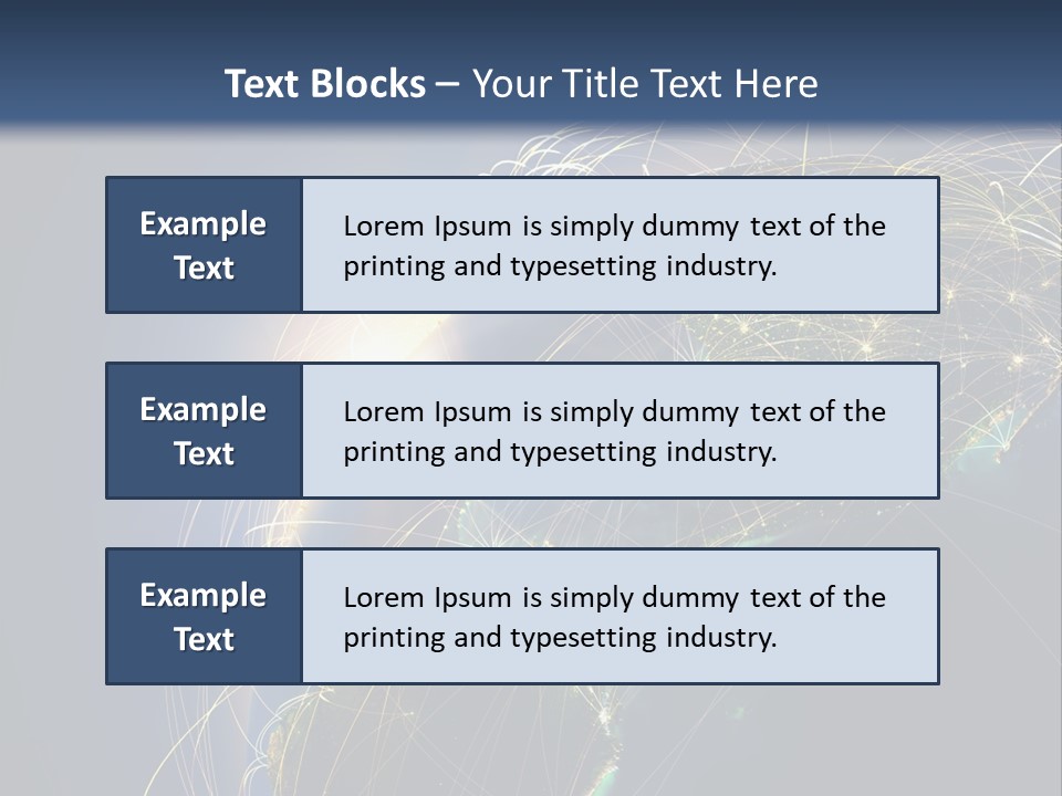 Coverage World Earth PowerPoint Template