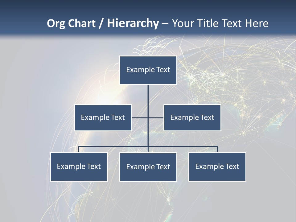Coverage World Earth PowerPoint Template