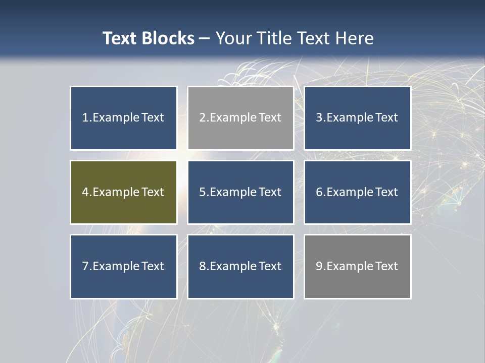 Coverage World Earth PowerPoint Template