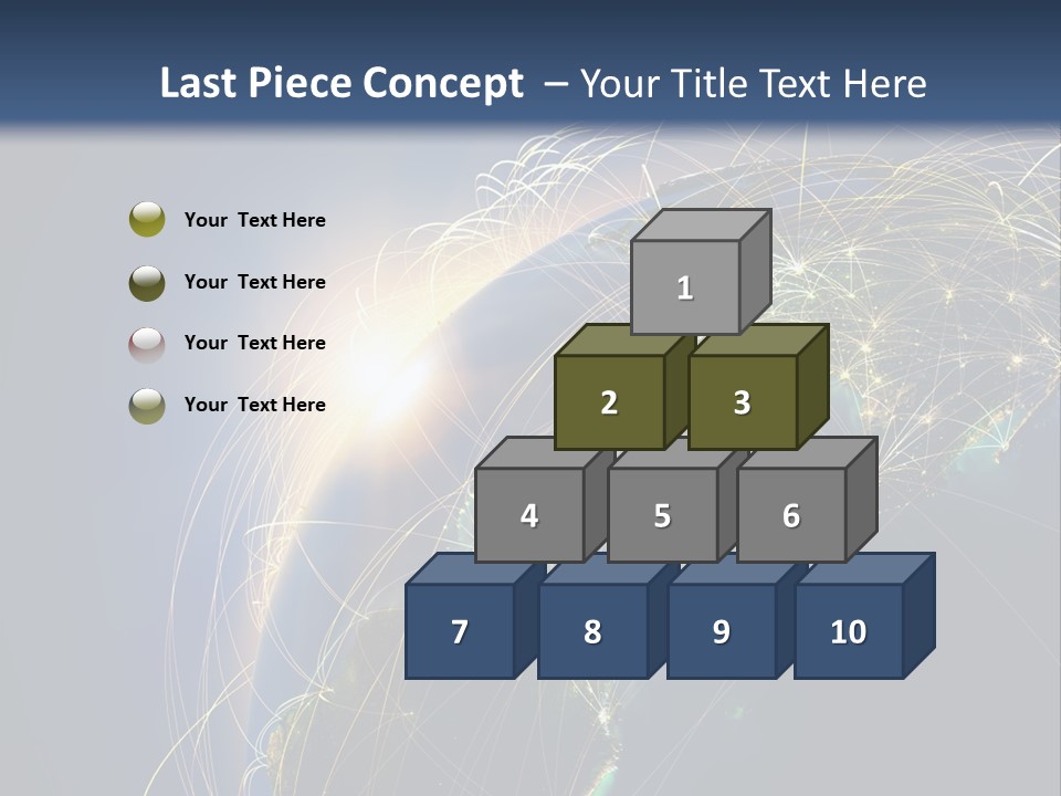 Coverage World Earth PowerPoint Template