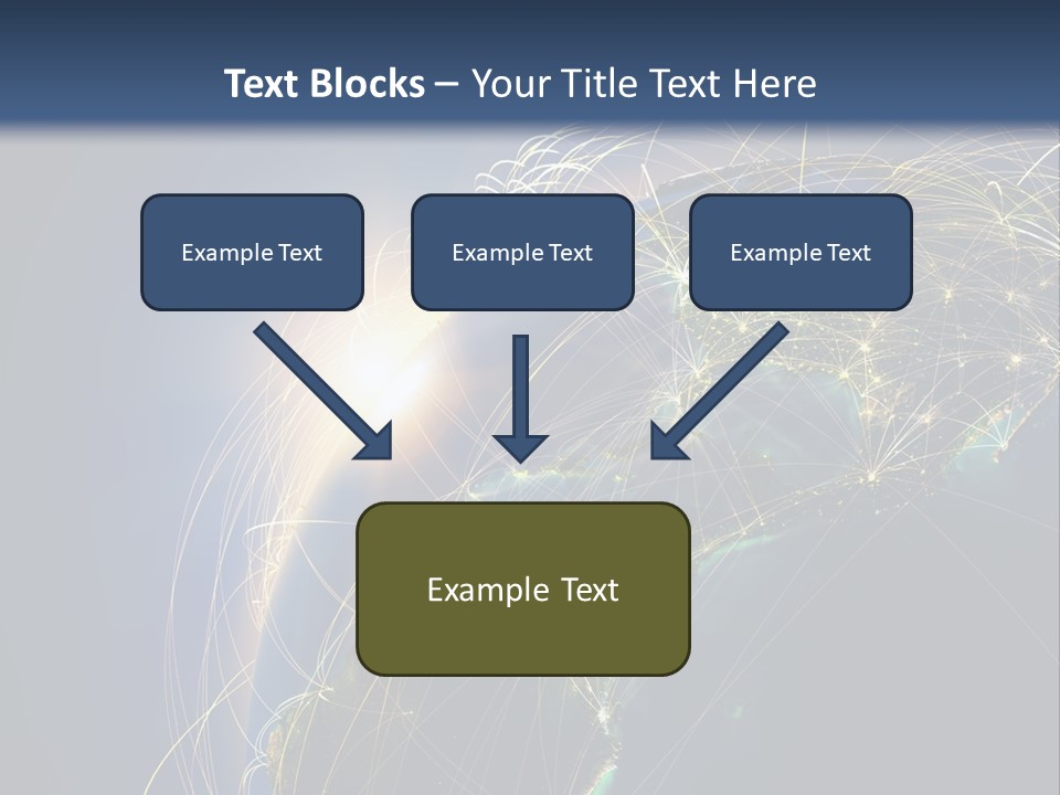 Coverage World Earth PowerPoint Template