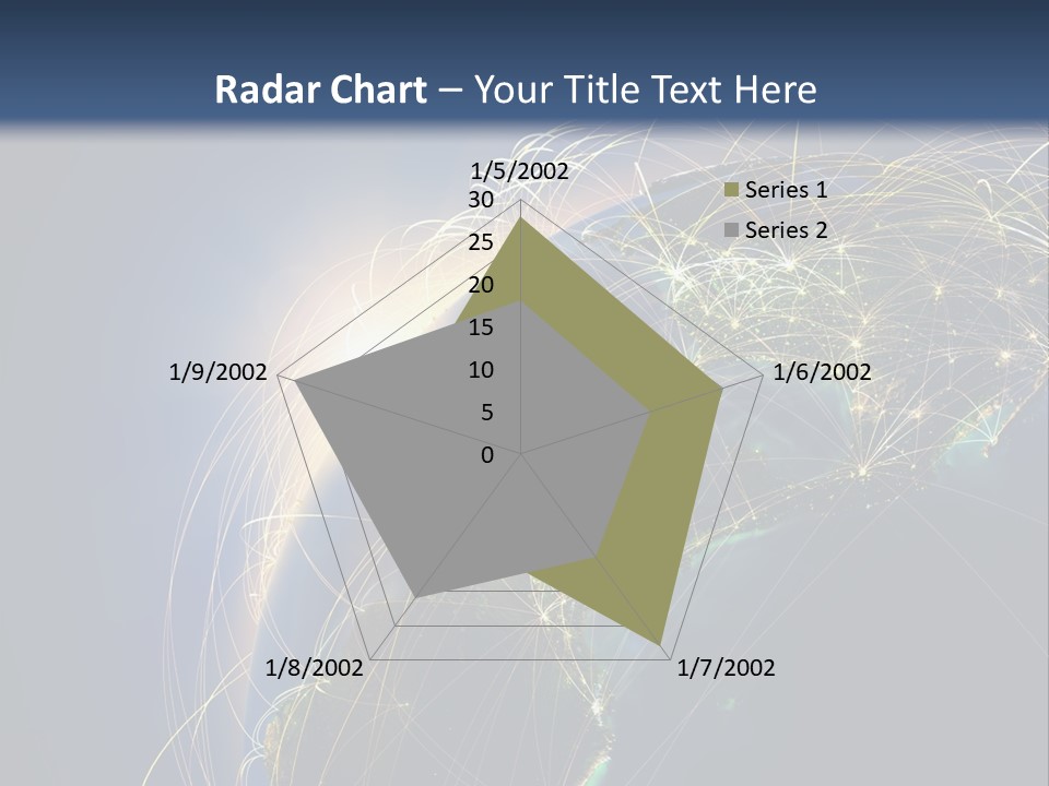 Coverage World Earth PowerPoint Template