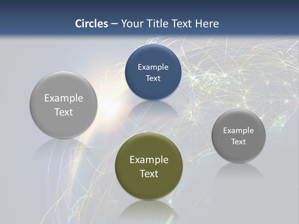 Coverage World Earth PowerPoint Template