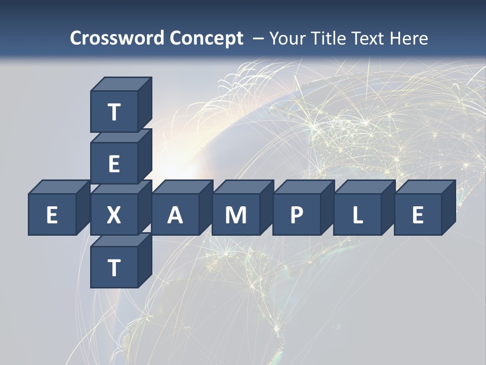 Coverage World Earth PowerPoint Template