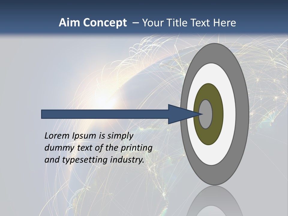 Coverage World Earth PowerPoint Template