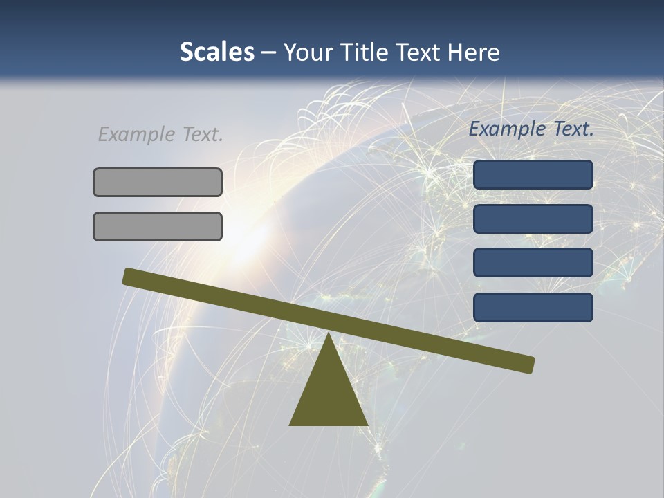 Coverage World Earth PowerPoint Template