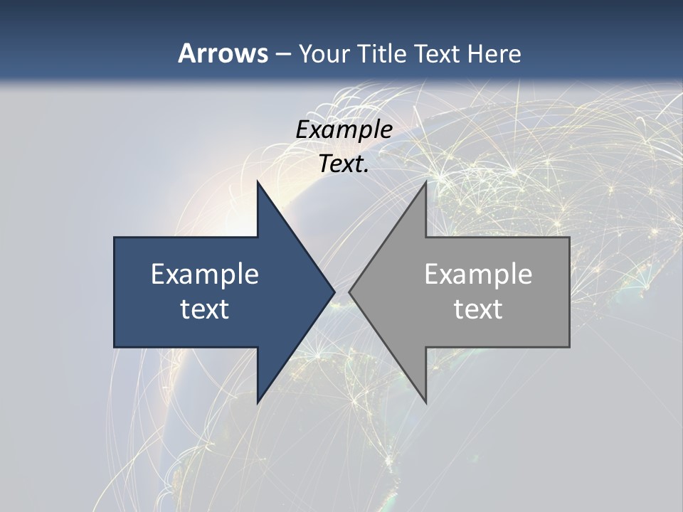 Coverage World Earth PowerPoint Template