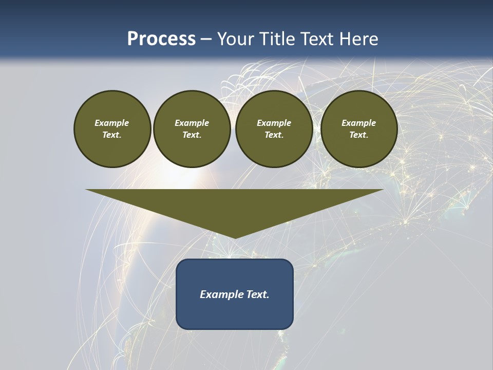 Coverage World Earth PowerPoint Template