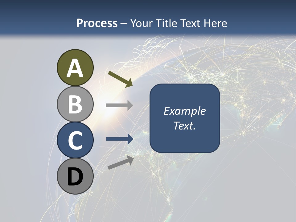 Coverage World Earth PowerPoint Template