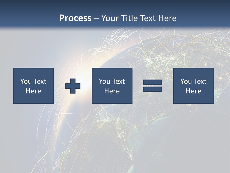 Coverage World Earth PowerPoint Template