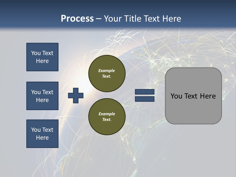 Coverage World Earth PowerPoint Template