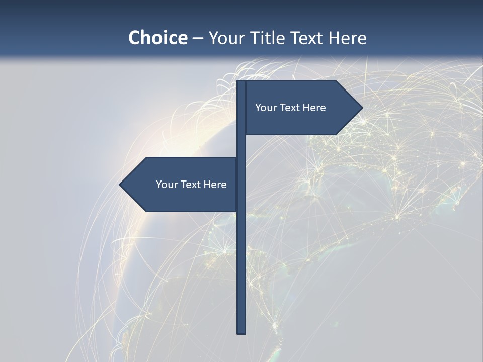 Coverage World Earth PowerPoint Template