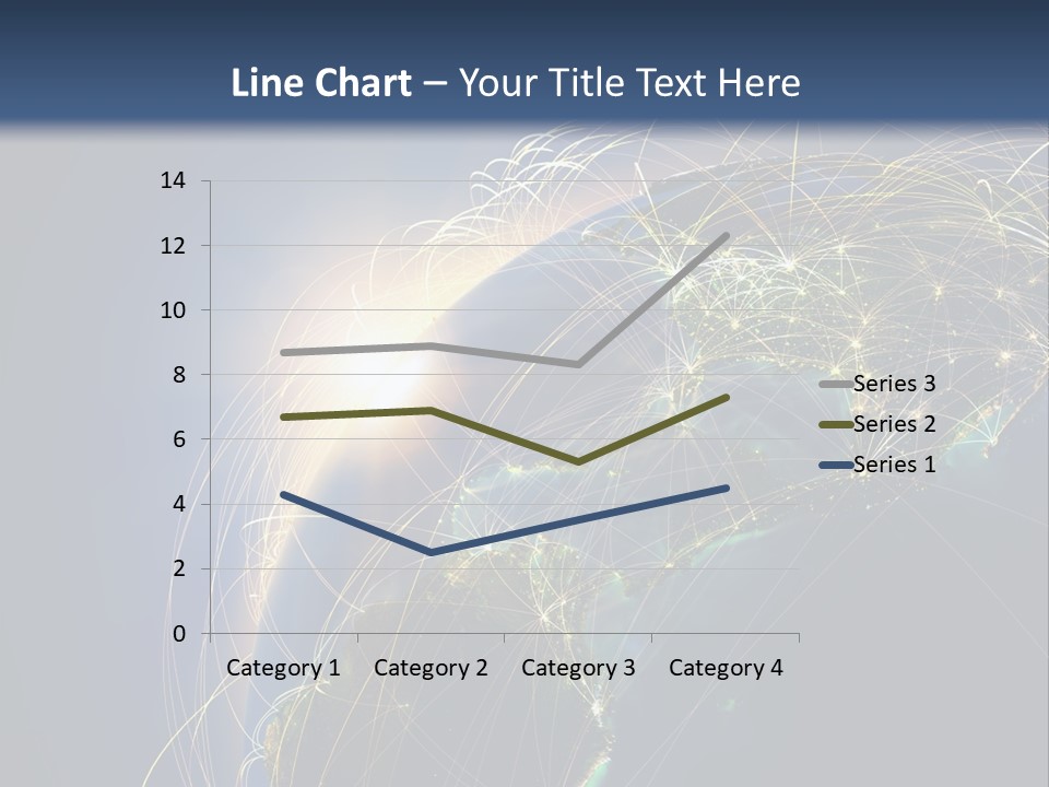 Coverage World Earth PowerPoint Template