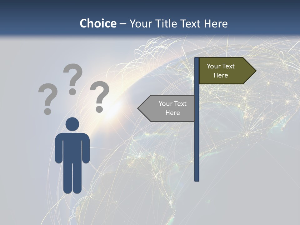 Coverage World Earth PowerPoint Template