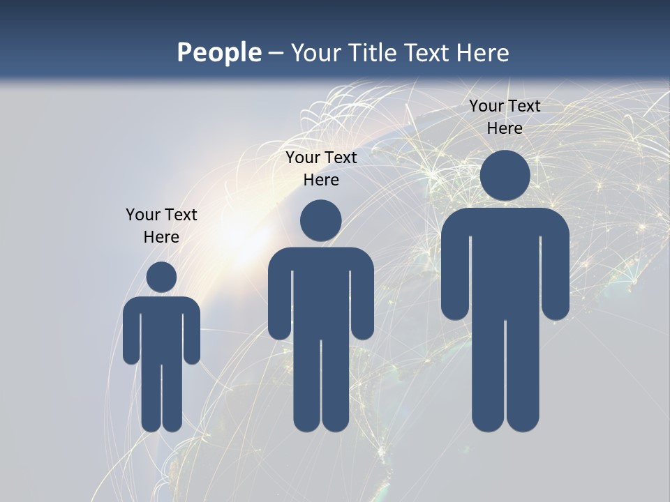 Coverage World Earth PowerPoint Template