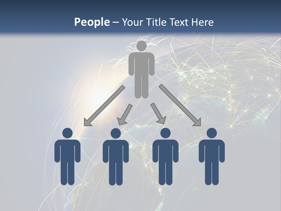 Coverage World Earth PowerPoint Template