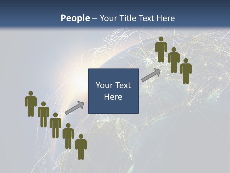 Coverage World Earth PowerPoint Template