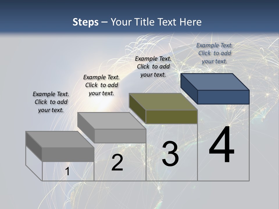 Coverage World Earth PowerPoint Template
