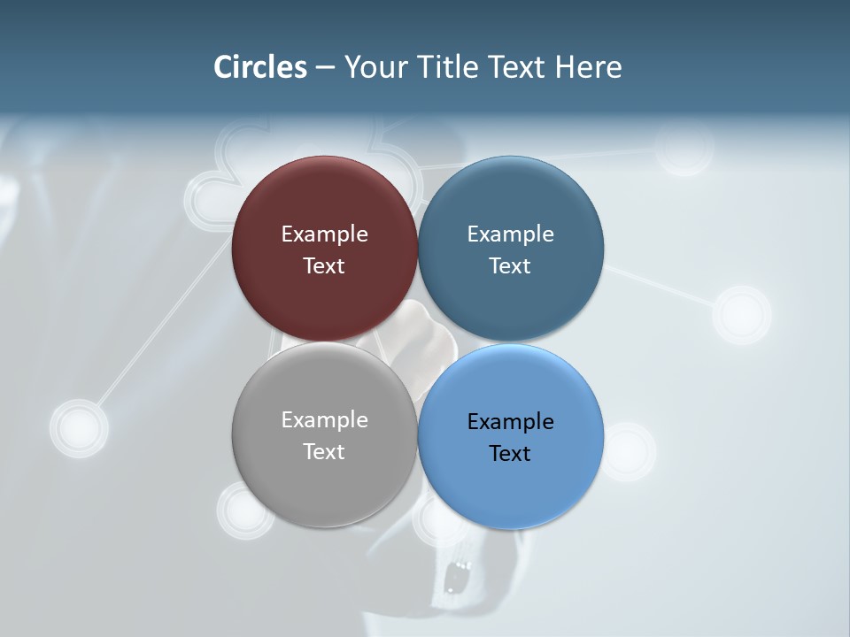 Touch Screen Technology Key PowerPoint Template
