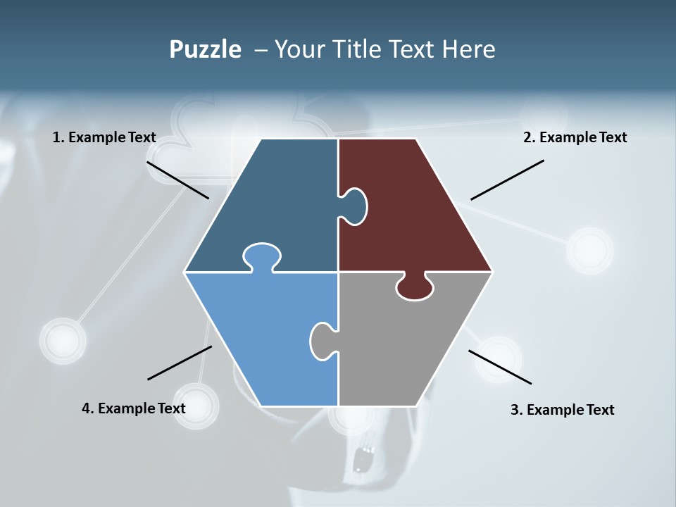 Touch Screen Technology Key PowerPoint Template