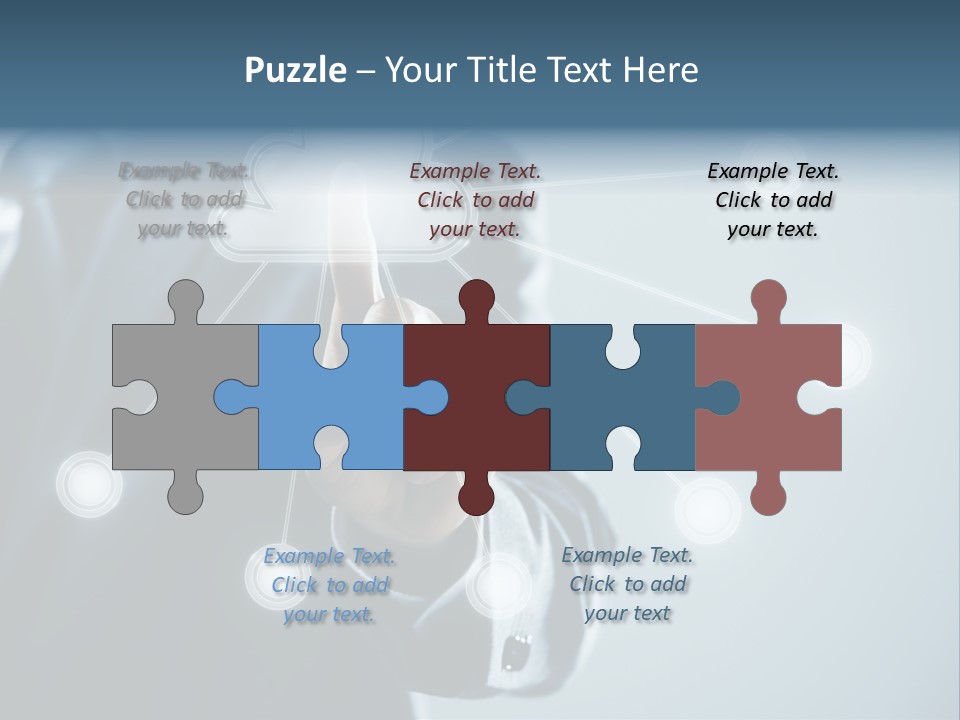 Touch Screen Technology Key PowerPoint Template