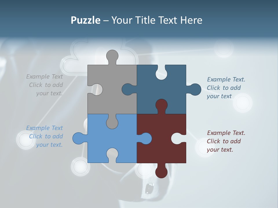 Touch Screen Technology Key PowerPoint Template