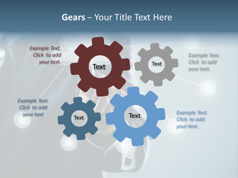 Touch Screen Technology Key PowerPoint Template