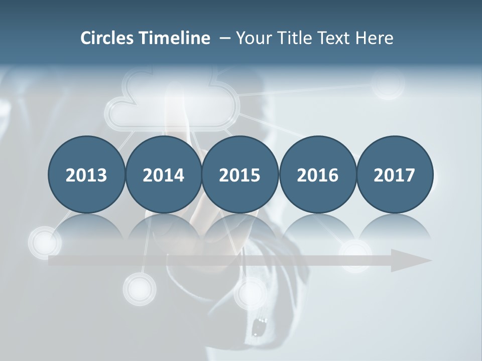 Touch Screen Technology Key PowerPoint Template