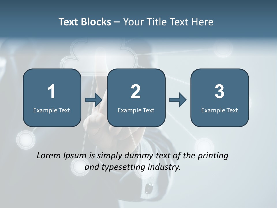 Touch Screen Technology Key PowerPoint Template