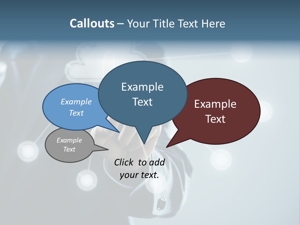 Touch Screen Technology Key PowerPoint Template