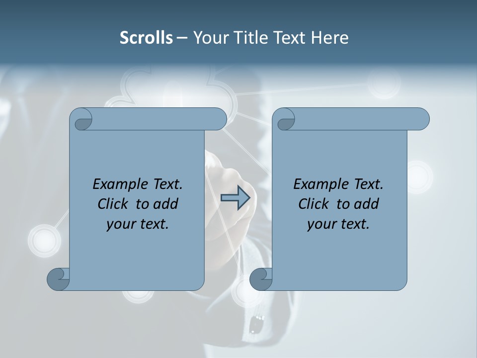 Touch Screen Technology Key PowerPoint Template
