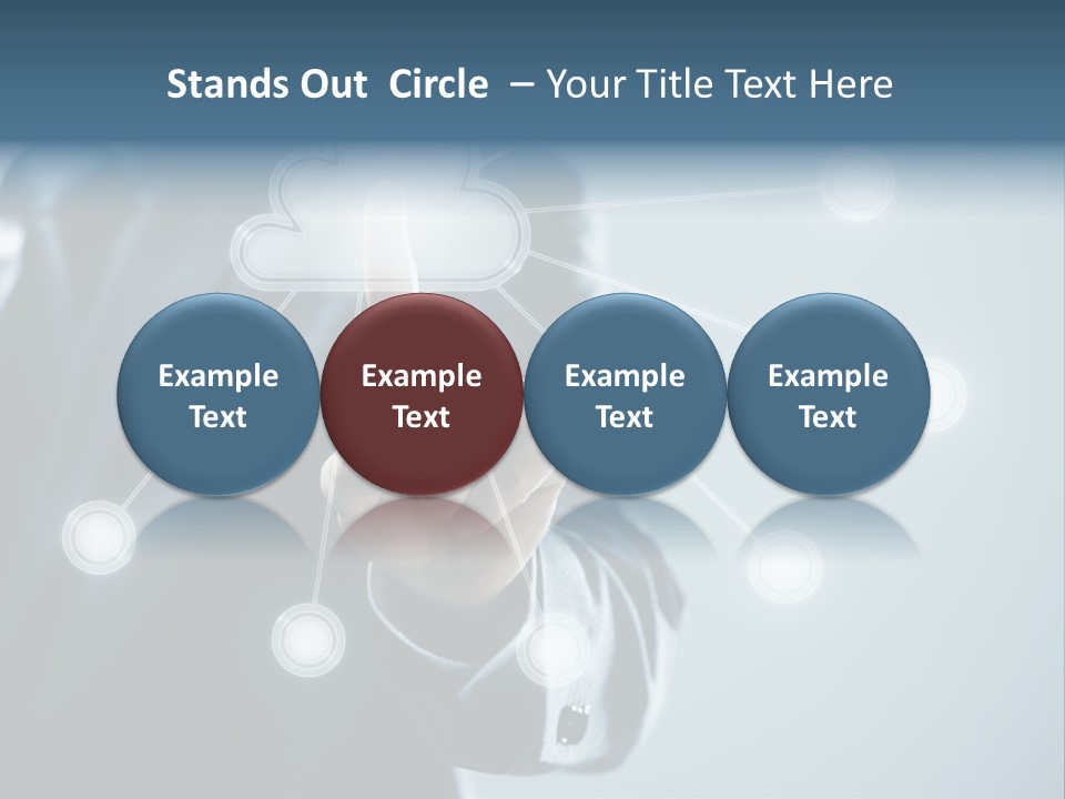 Touch Screen Technology Key PowerPoint Template