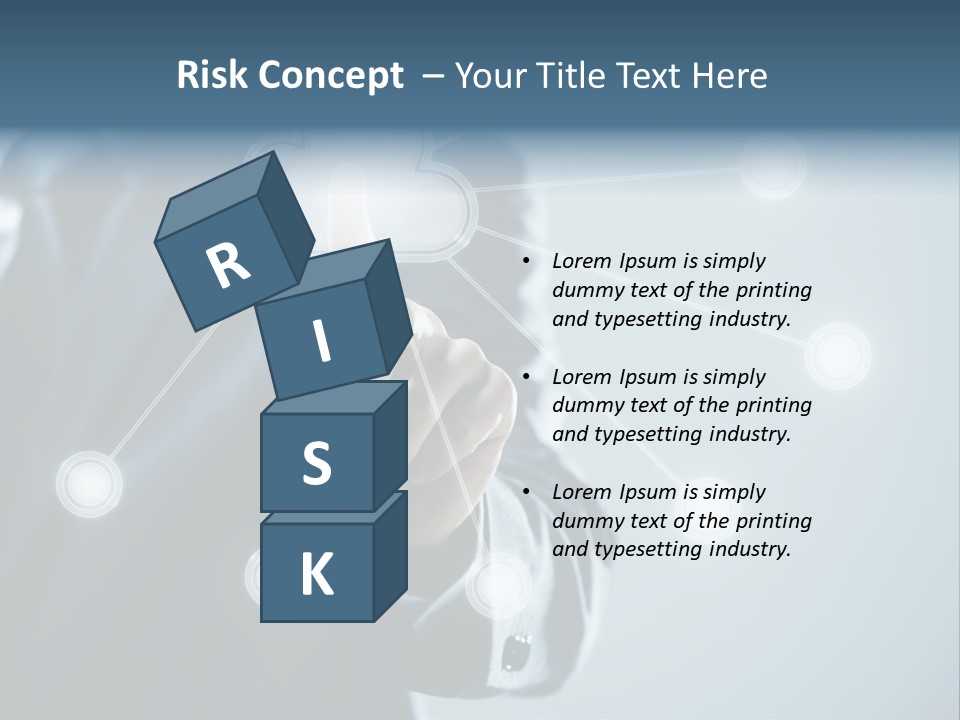 Touch Screen Technology Key PowerPoint Template