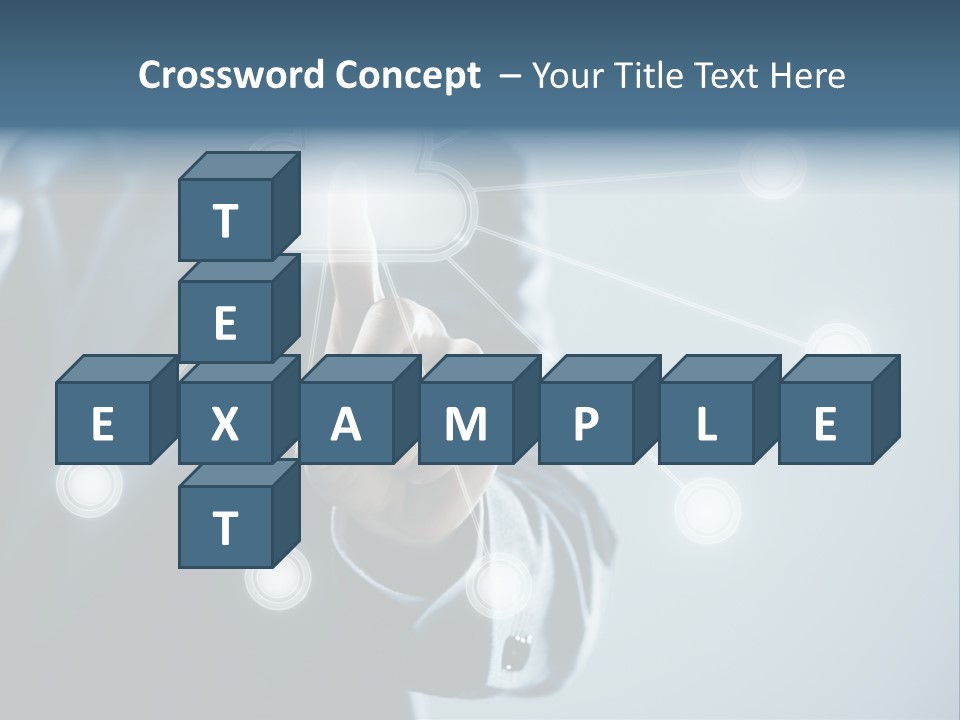Touch Screen Technology Key PowerPoint Template